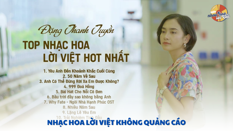 nhạc hoa lời việt không quảng cáo