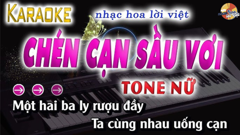 karaoke nhạc hoa lời việt tone nữ